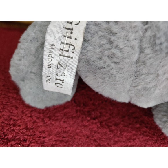 GRIFIL ZERO Elephant Stuffed Animal Plush 9" Very Soft - Picture 4 of 5
